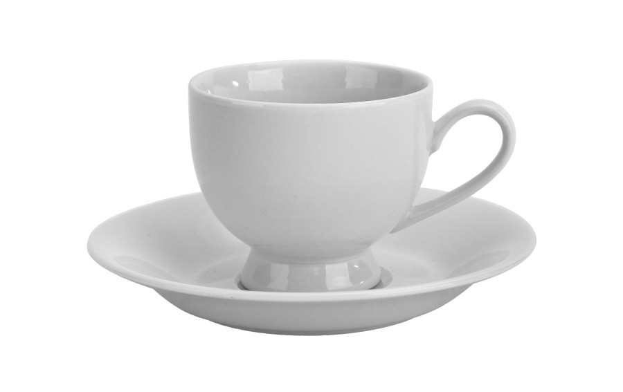 Filiżanka porcelanowa 160 ml + spodek White Body