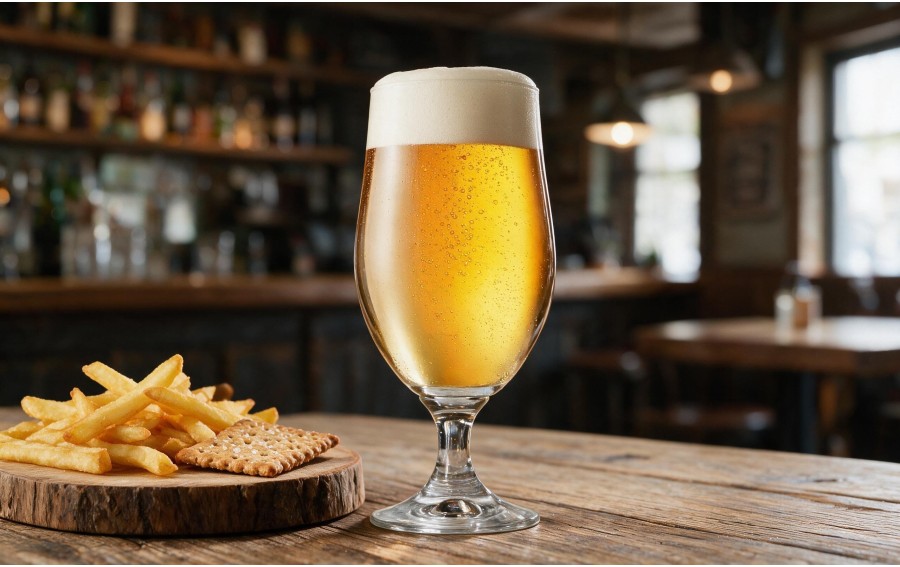 Pokal do piwa Lager 330 ml na nóżce | HoReCa