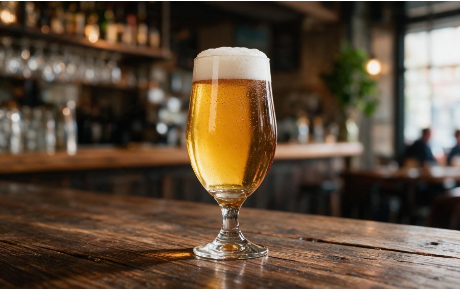 Pokal do piwa Lager 330 ml na nóżce | HoReCa