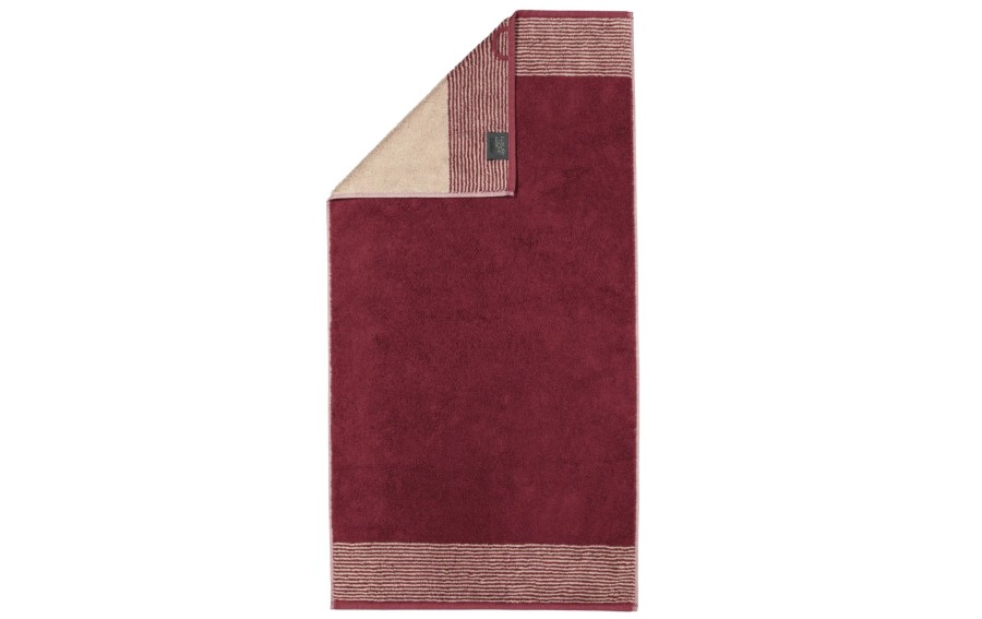 Ręcznik Cawö Luxury Home Two-Tone 590 Bordeaux 23