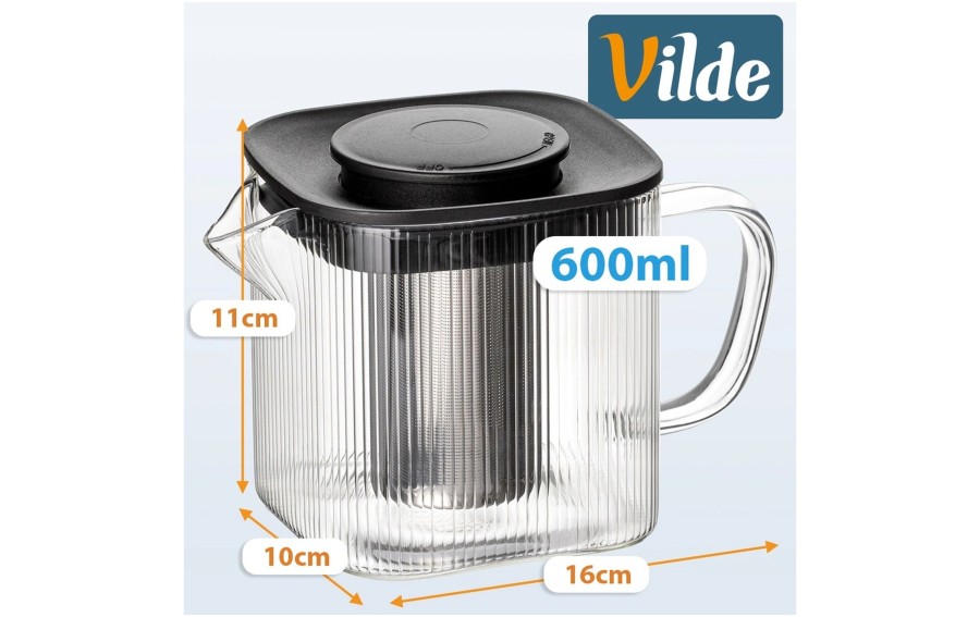 Dzbanek z zaparzaczem 600 ml 259754