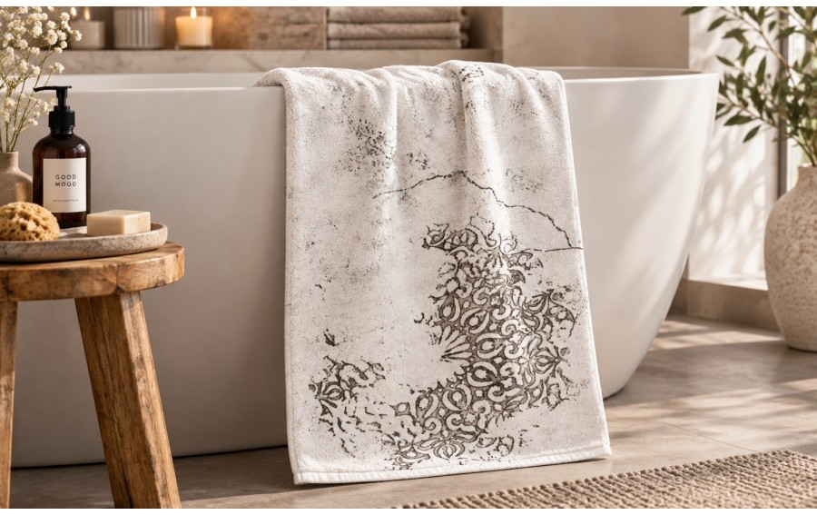 Ręcznik SAN MARCO Beige 70x140 bawełna organiczna