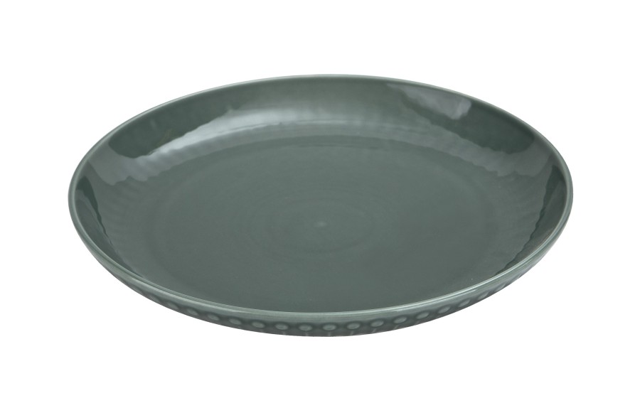 Talerz Mosaique Olive 26 cm oliwkowy obiadowy
