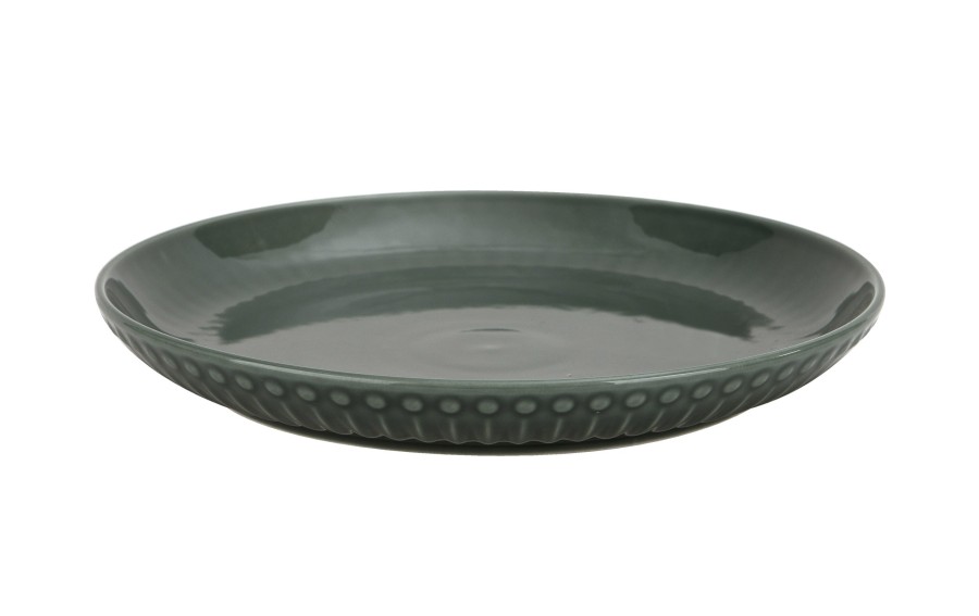 Talerz Mosaique Olive 26 cm oliwkowy obiadowy