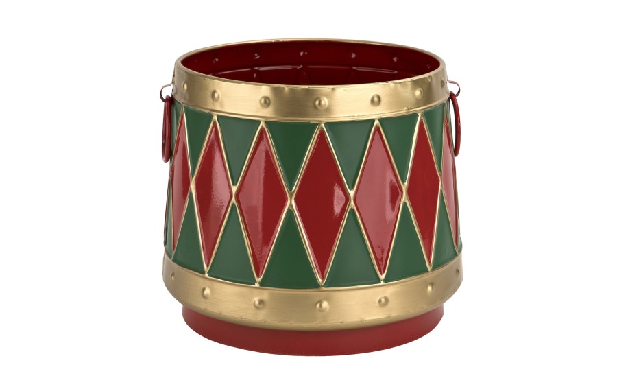 Osłonka metalowa Art-Pol 181444 świąteczna 24 cm