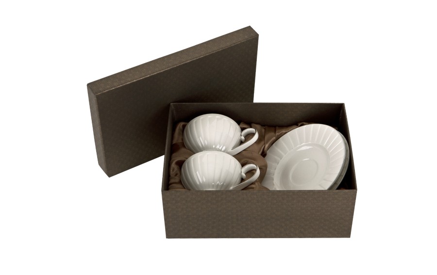 Komplet filiżanek LIZBONA Silver 2+2 230 ml