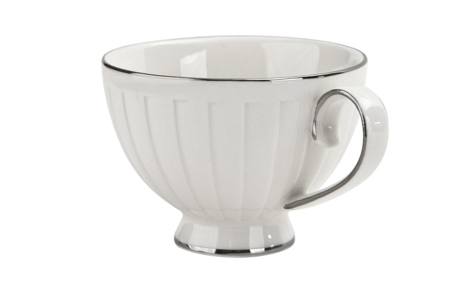 Komplet filiżanek LIZBONA Silver 230 ml