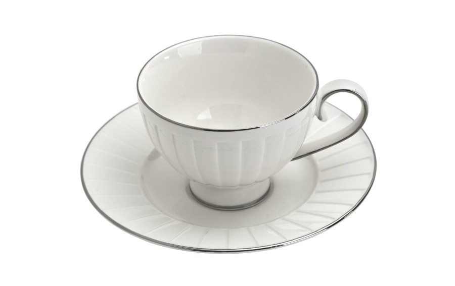 Komplet filiżanek LIZBONA Silver 230 ml