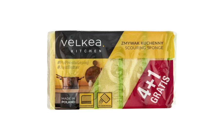 Zmywaki kuchenne 4+1 gratis VELKEA