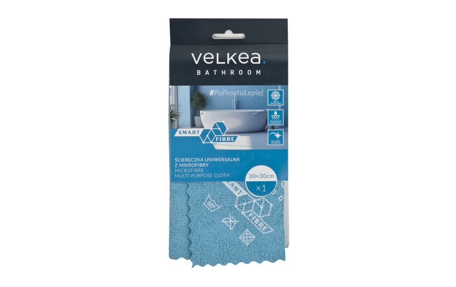 Ściereczka do łazienki Velkea Smart Fibre 30x30 cm