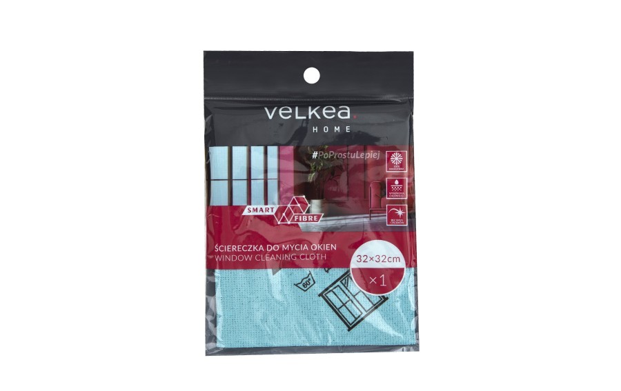 Ściereczka do okien Velkea Smart Fibre 32x32 cm