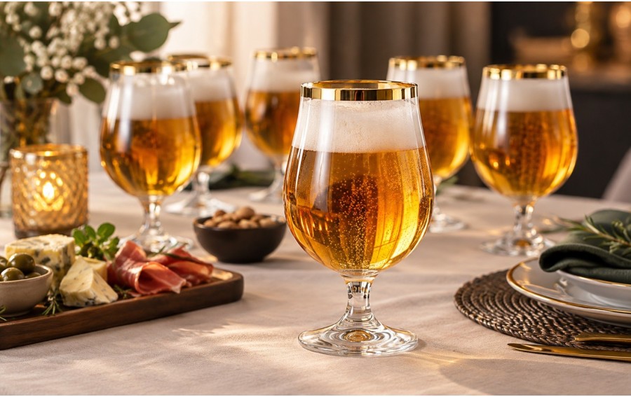 Pokale do piwa Golden Line 500 ml 6 szt. Combi