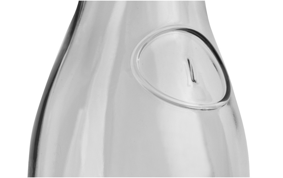 Karafka szklana z wieczkiem 0,5 l 20 cm