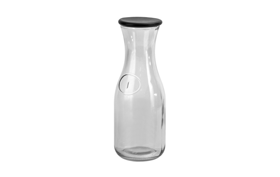 Karafka szklana z wieczkiem 0,5 l 20 cm