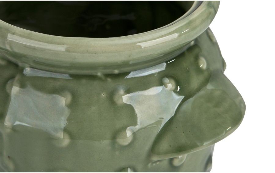 Garnek ceramiczny do kiszenia 2,5 L zielony Chomik