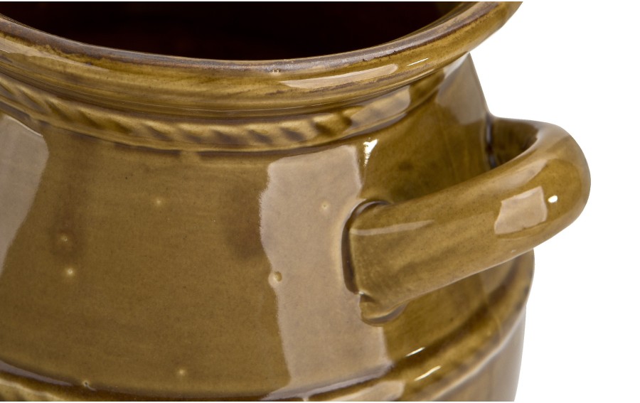 Beczka ceramiczna do kiszenia 4 l Chomik miodowa