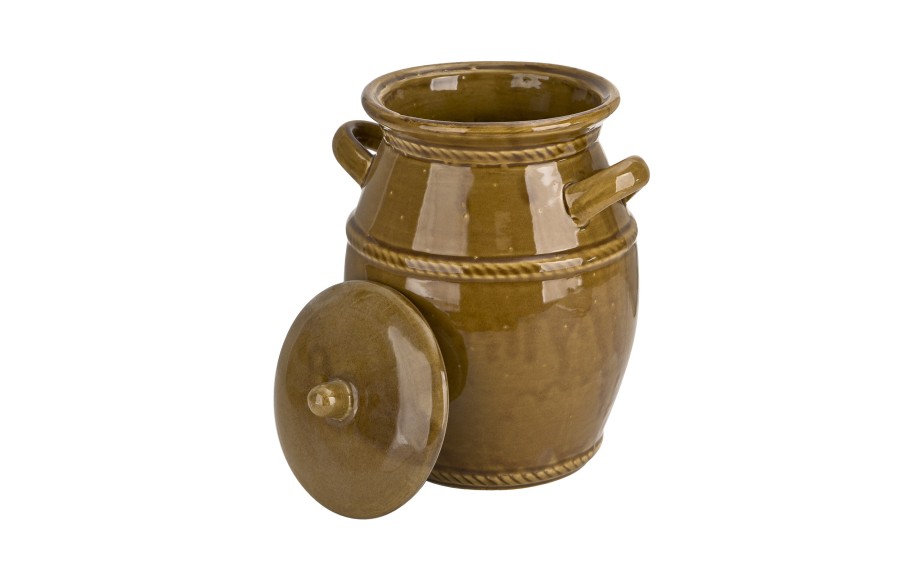 Beczka ceramiczna do kiszenia 4 l Chomik miodowa
