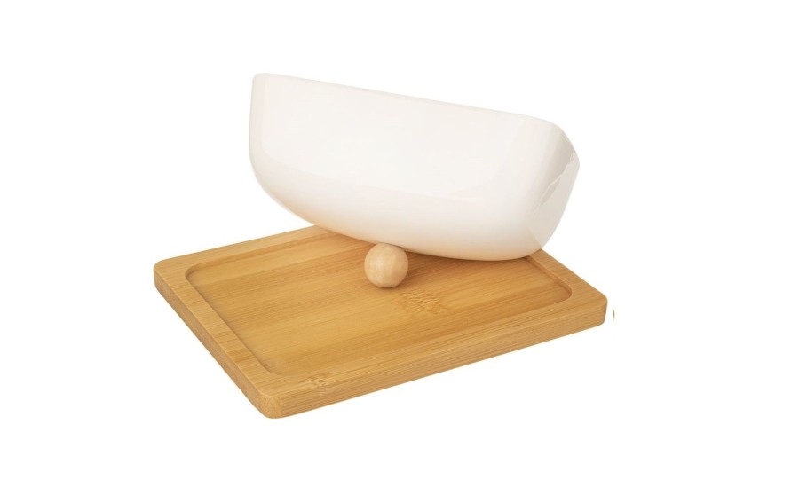 Maselniczka Orion WhiteLine 16x13 cm porcelanowa