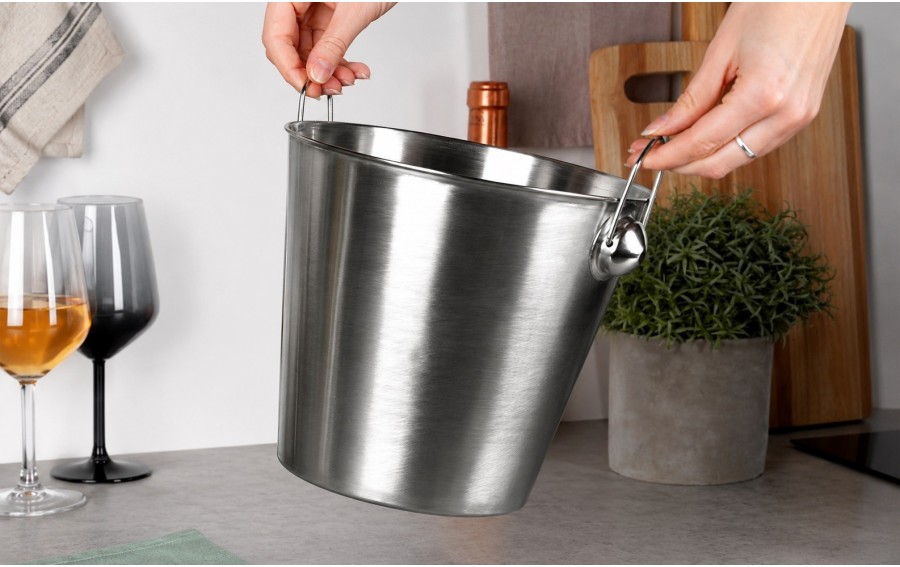 Wiaderko do lodu 4,6 l Excellent Houseware stalowe