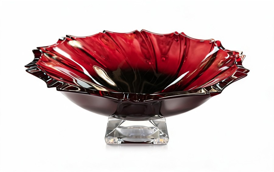 Misa kryształowa 31 cm Ponti Red Ruby