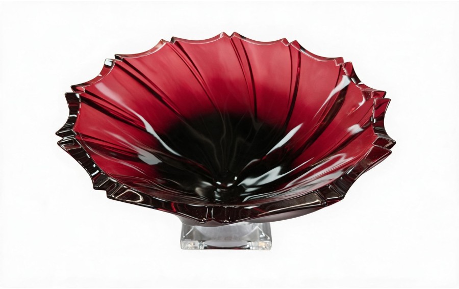 Misa kryształowa 31 cm Ponti Red Ruby
