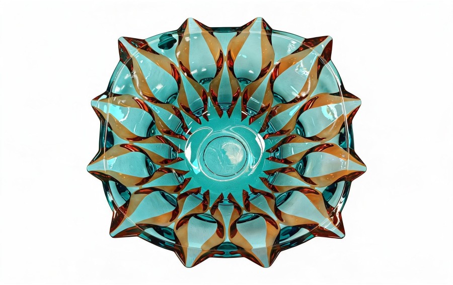 Misa kryształowa Bohemia Samba Cinnamon 30,5 cm