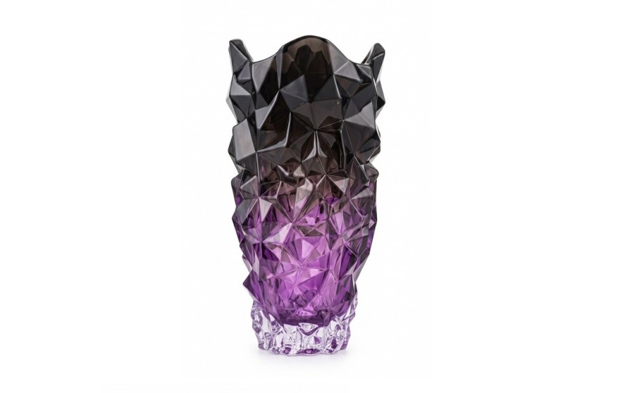 Wazon kryształowy 30 cm Amethyst Gradient
