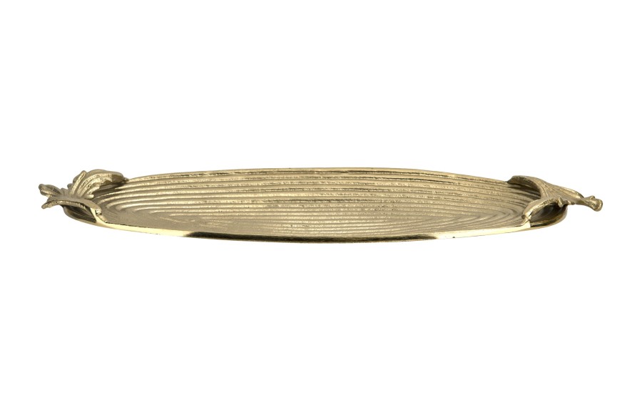 Taca metalowa złota 46/16/4 cm IB0165
