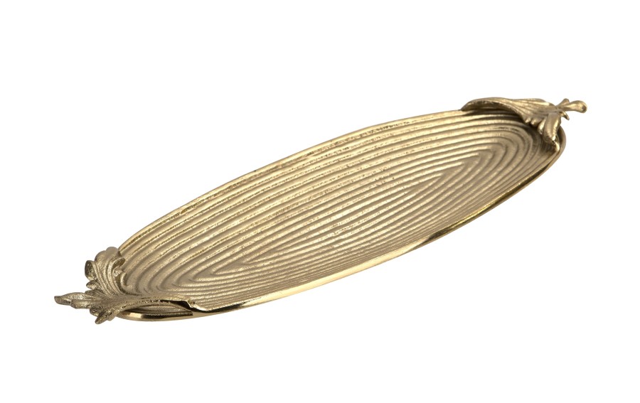 Taca metalowa złota 46/16/4 cm IB0165