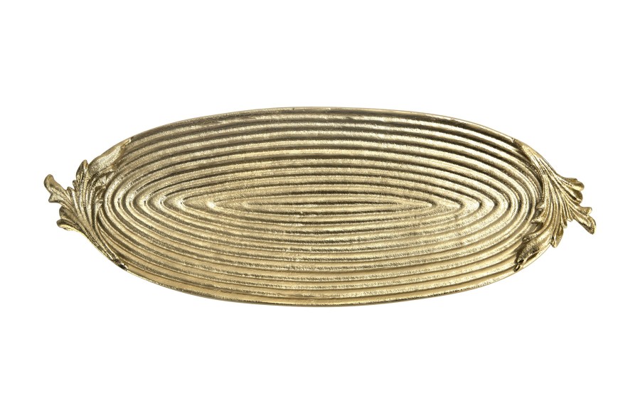Taca metalowa złota 46/16/4 cm IB0165