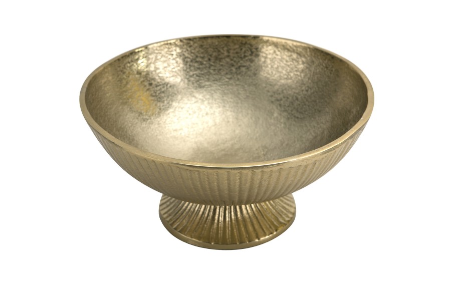 Patera metalowa złota 28/2/14 cm IB0148