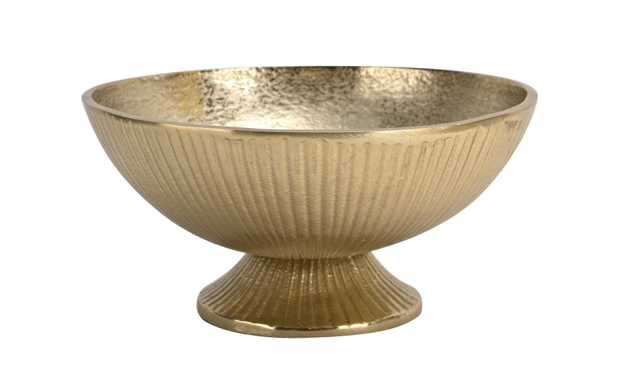 Patera metalowa złota 28/2/14 cm IB0148