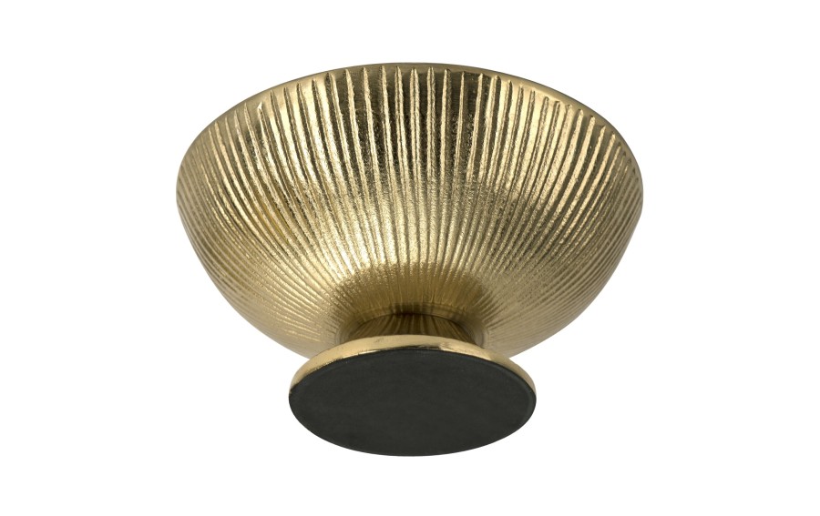 Patera metalowa złota 28/2/14 cm IB0148