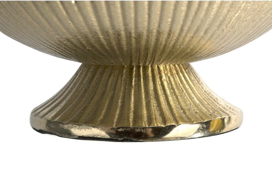 Patera metalowa złota 28/2/14 cm IB0148
