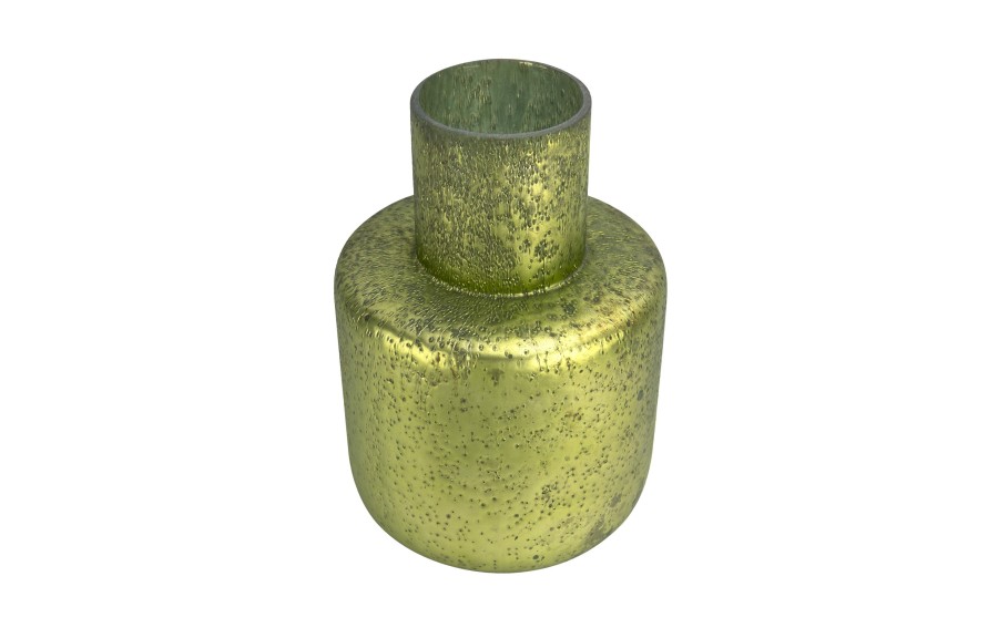 Wazon szklany 20/20/30 cm zielony IB0003