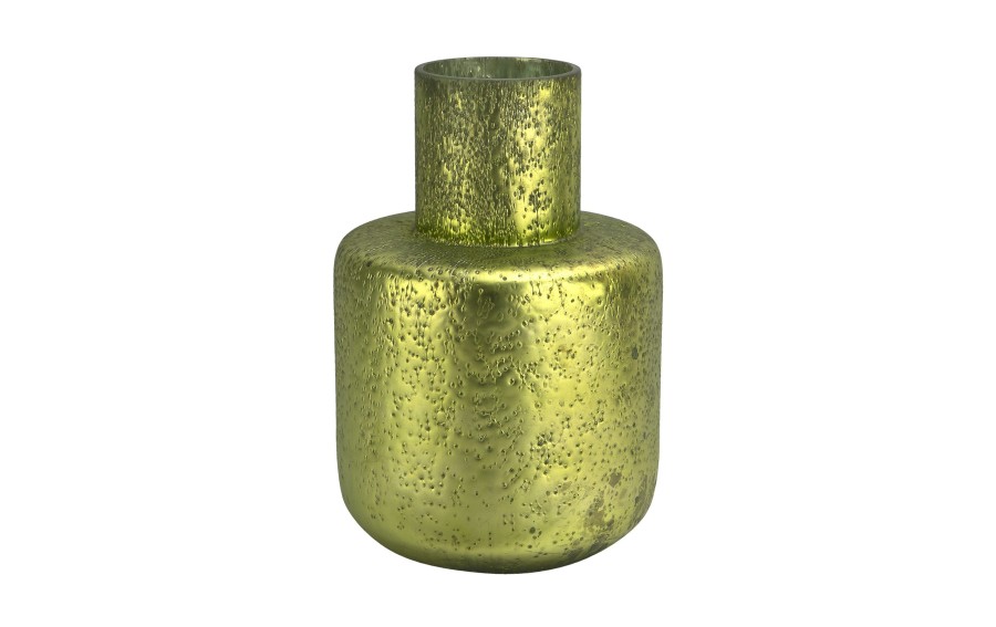 Wazon szklany 20/20/30 cm zielony IB0003