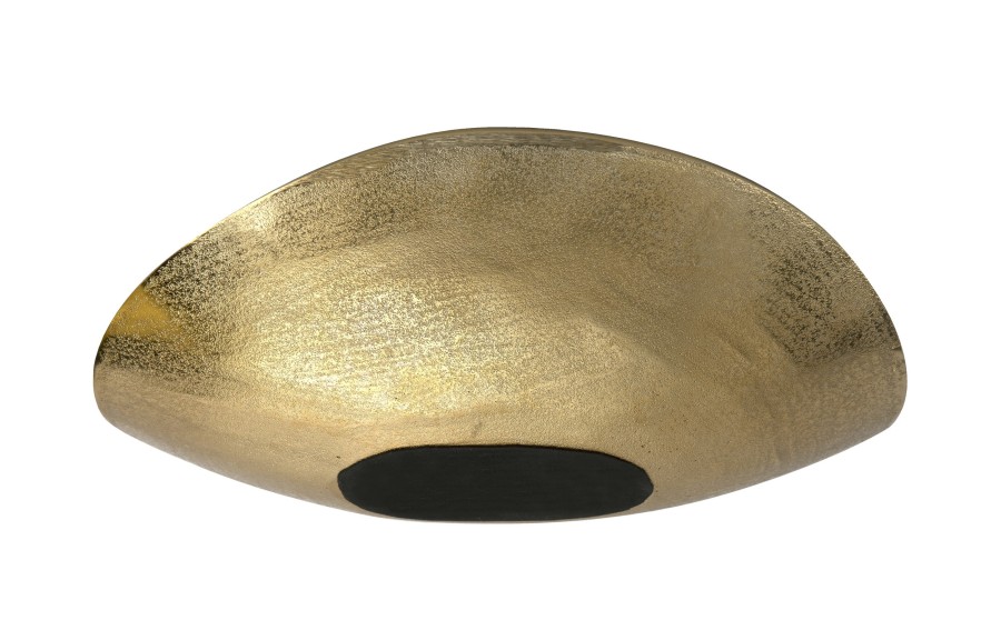 Patera metalowa złota 32/30/8 cm IB0152