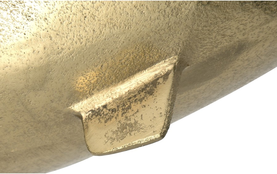 Patera metalowa złota 27/18/7 cm IB0147