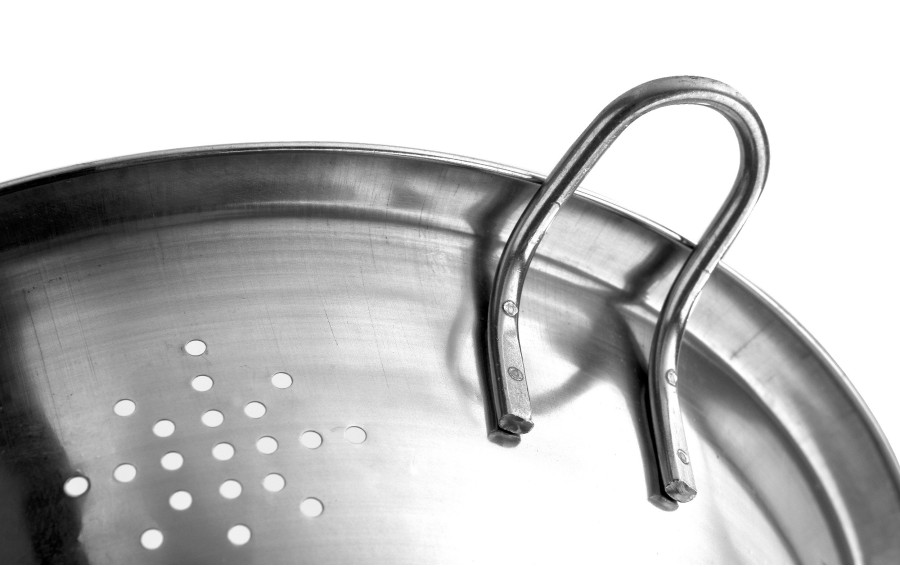 Cedzak durszlak Kinghoff stalowy 22 cm