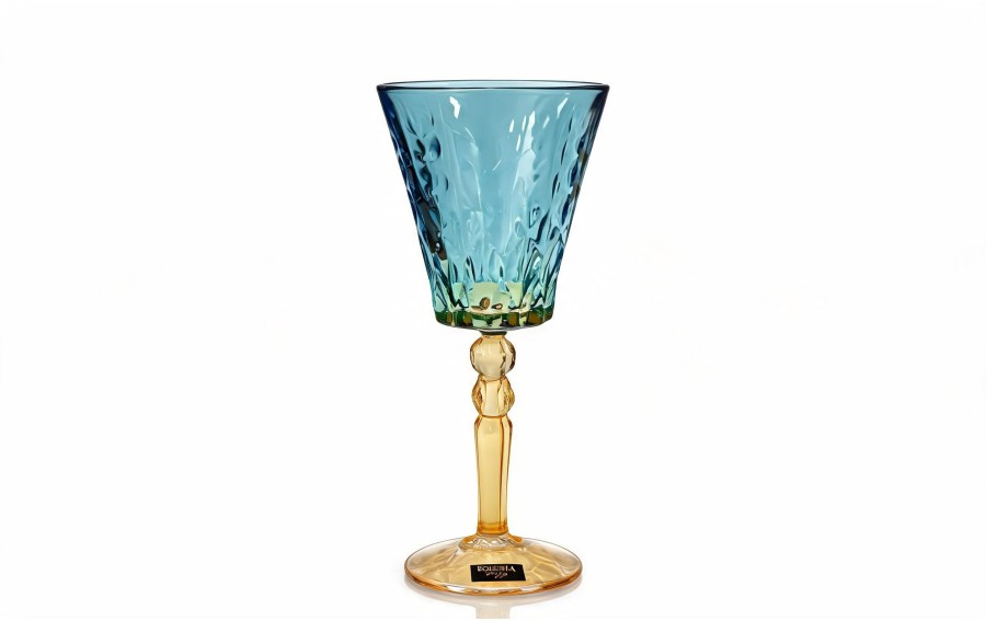 Kieliszki Bohemia Conte Blue Amber 260 ml 6 szt.