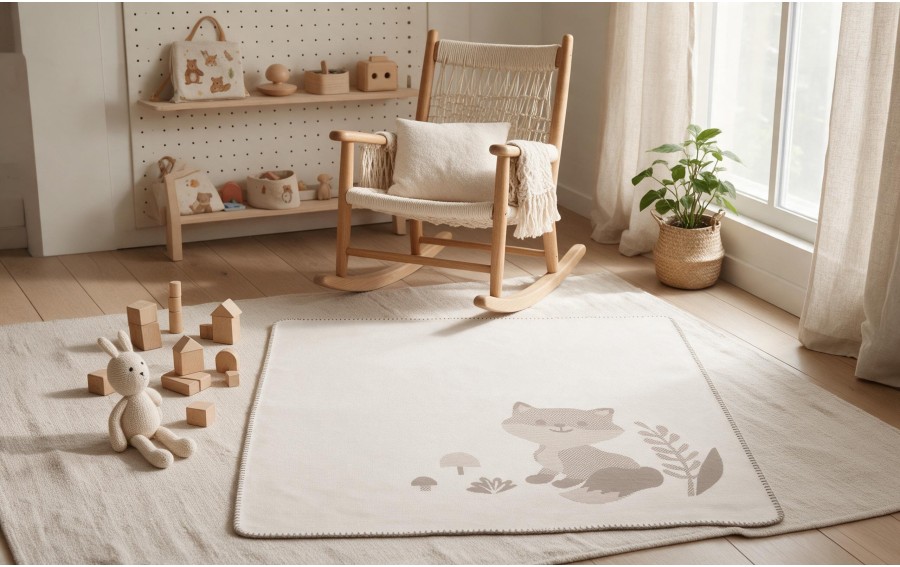 Koc dziecięcy Biederlack Foxy 75x100 cm