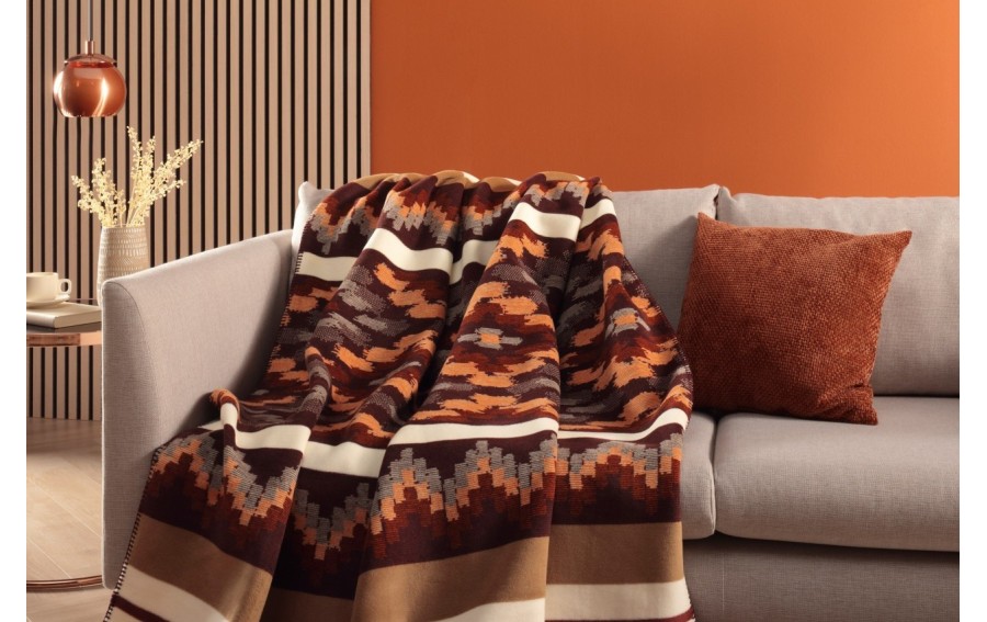 Koc Biederlack NOMAD SPIRIT 150x200 cm etno bawełniany wielokolorowy