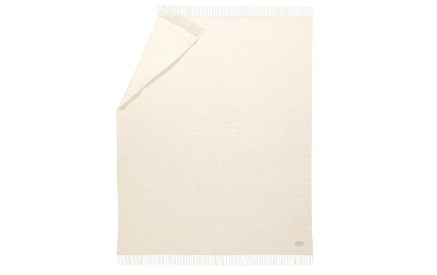 Pled kaszmirowy Biederlack 130x170 cm naturalny