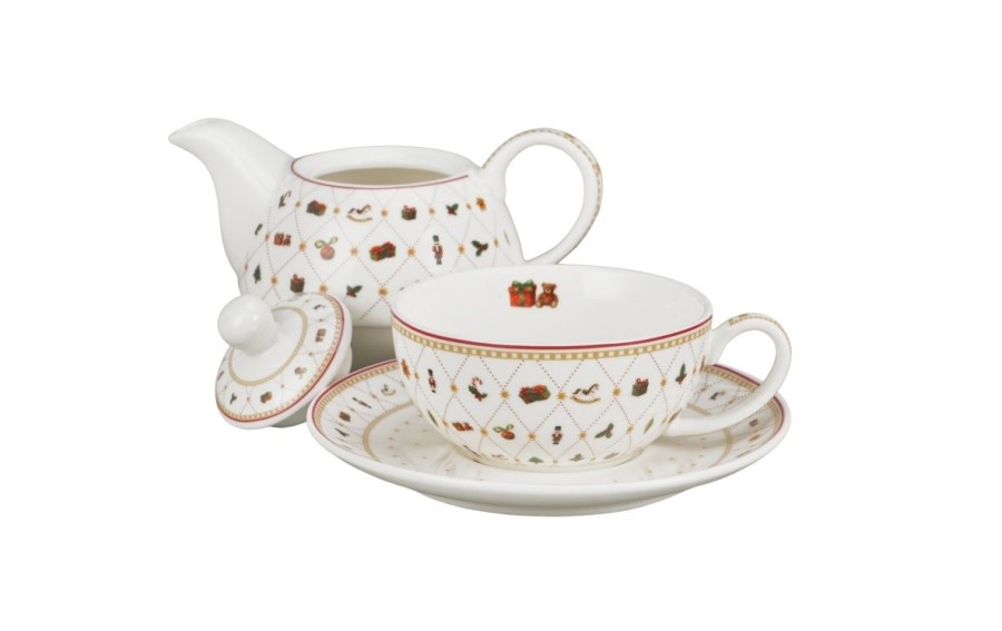 Filiżanka z dzbankiem ORNAMENT JOY 300/350 ml