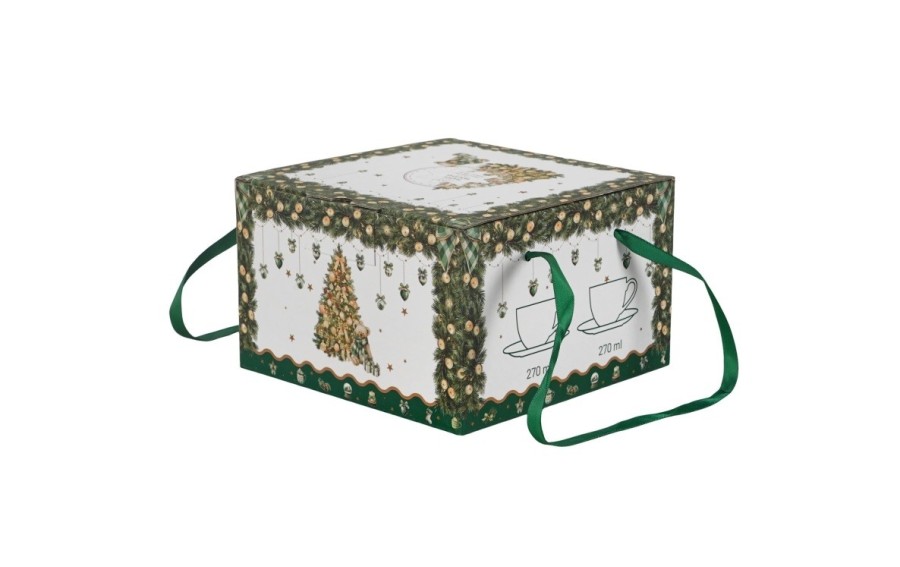 TREE SPARKLE 2 filiżanki ze spodkami 270 ml