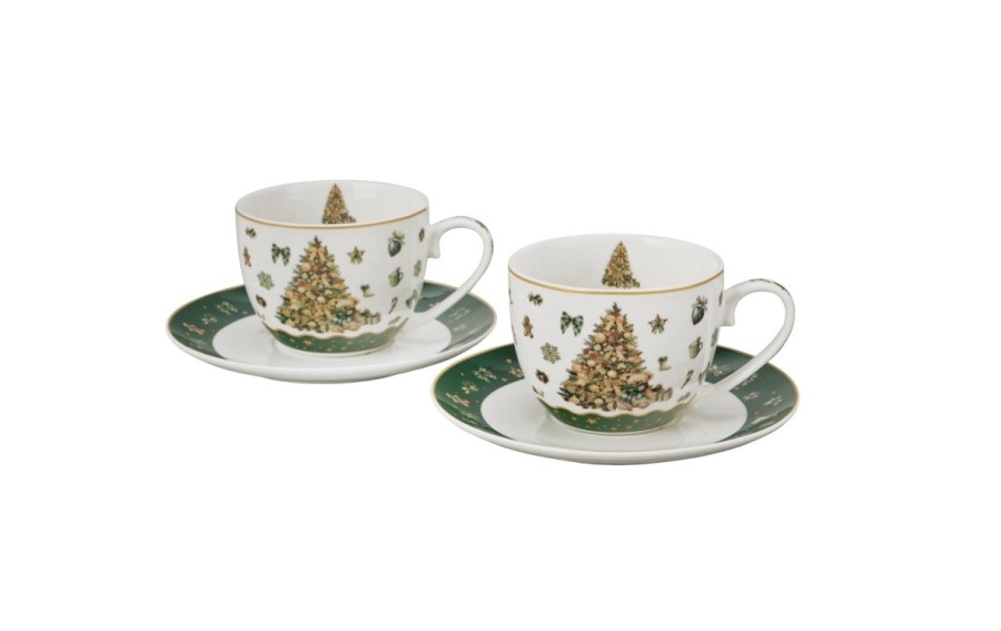 TREE SPARKLE 2 filiżanki ze spodkami 270 ml
