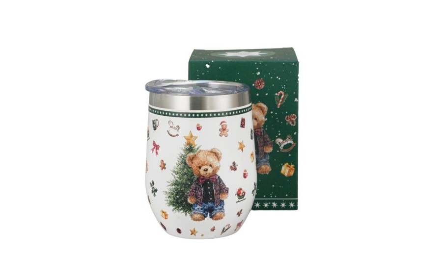 Kubek termiczny TEDDY NOEL 330 ml świąteczny