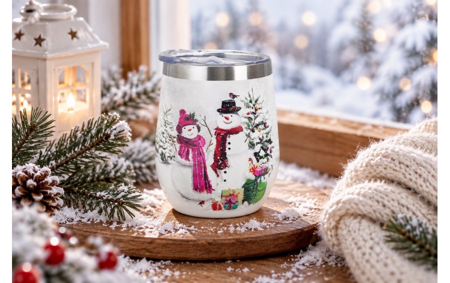 Kubek termiczny SNOWMAN SMILE 330 ml