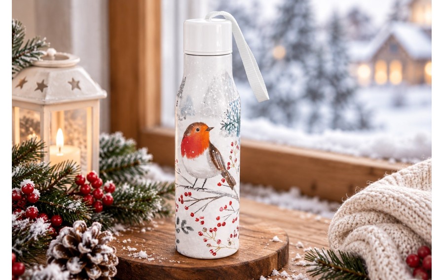 Butelka termiczna ROBIN IN SNOW 500 ml