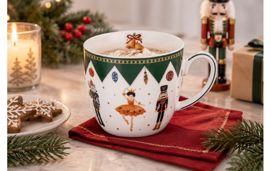 Kubek NUTCRACKER 460 ml Dziadek do Orzechów